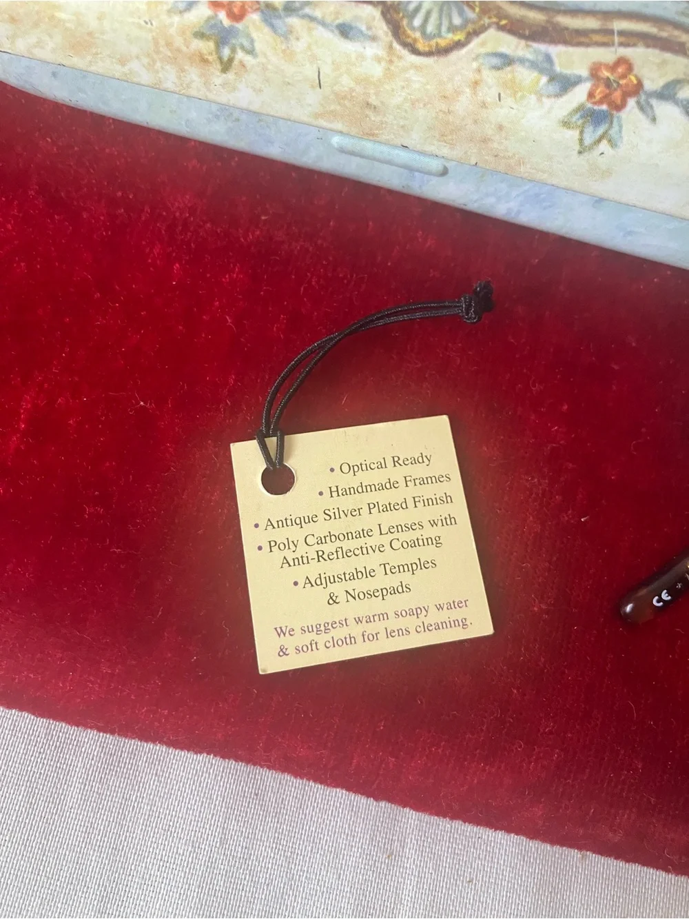 Brighton Shakespeare Reading Eyeglasses Silver Tortoise +1.0 Readers In Tin Case
